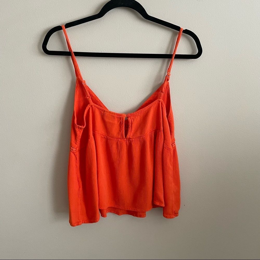 ASOS Orange Tank Top Size 8 - Picture 3 of 6